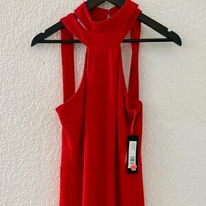 BeBe Striking Red Jumpsuit- NWT (2)